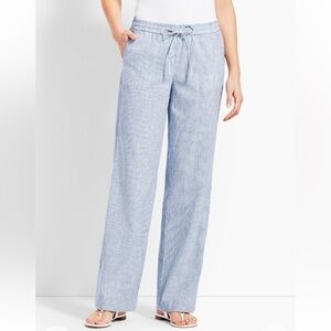 Coastal, beachy Women's Talbot Size 6 Linen Pants Wide Leg